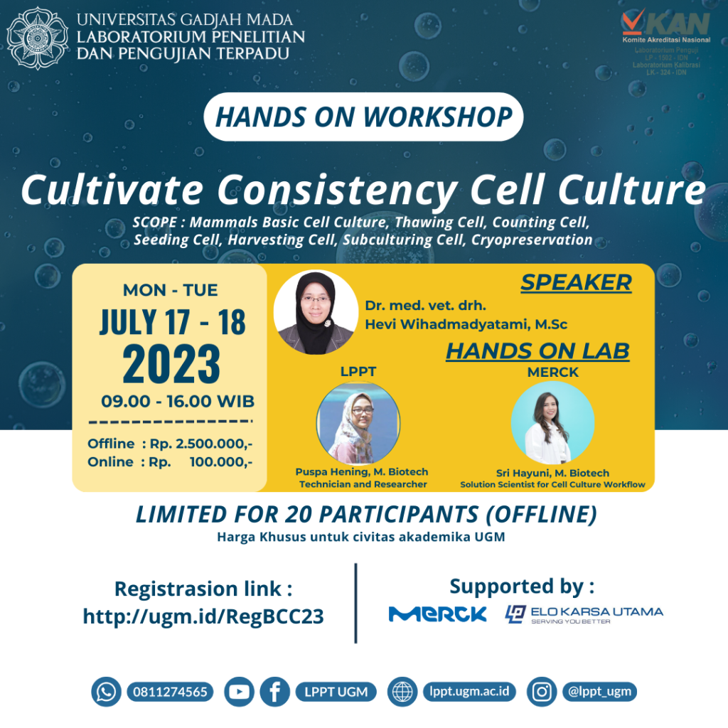CULTIVATE CELL CULTURE Laboratorium Penelitian dan Pengujian